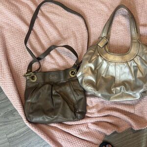 Two coach bag kisslock